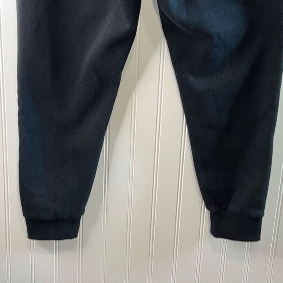 NBA Los Angeles Lakers Black Jogger/Sweat Pants Men’s Size Large Pockets Cuffed - Picture 8 of 8